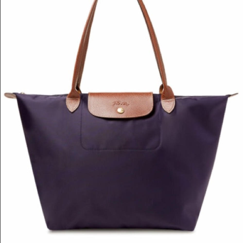 Longchamp Purple Le Pilage Tote Bag